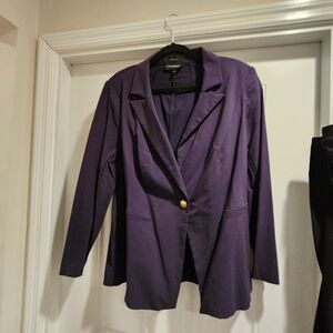 Lane Bryant Women's Elegant Navy Blazer 22